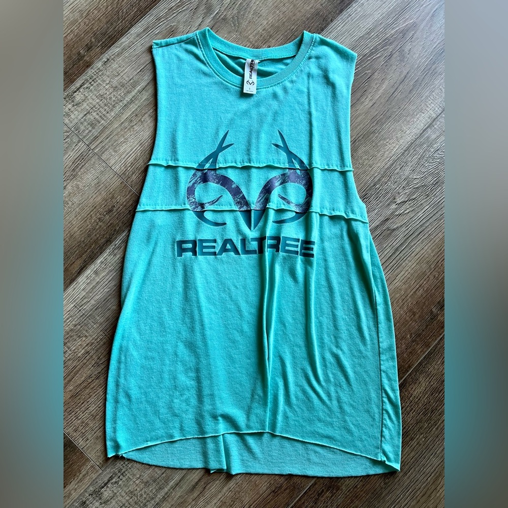 Women’s RealTree Turquoise Tank Top
